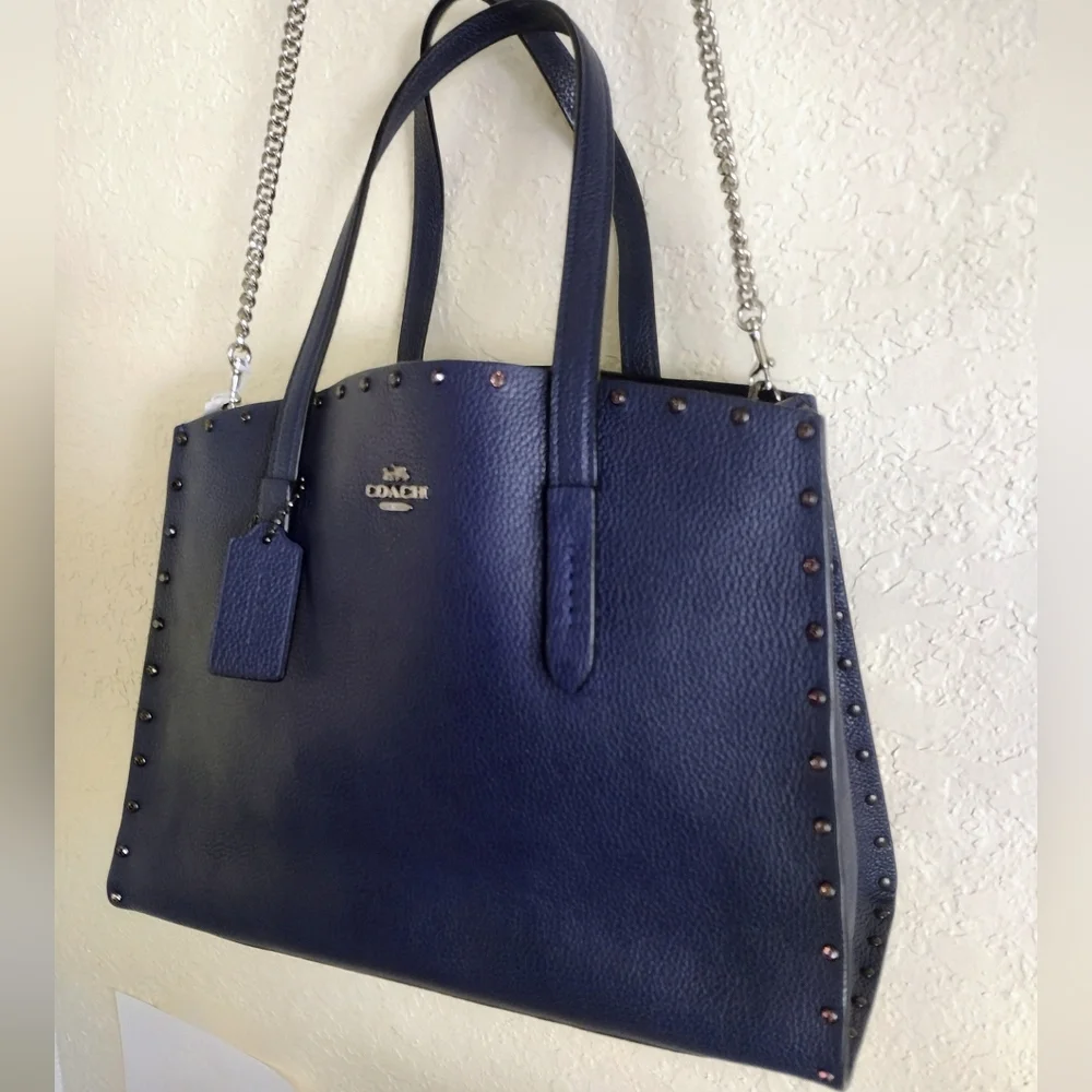 Coach Charlie Carryall With Crystal Rivets - Picture 5 of 16